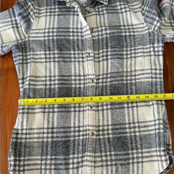AMERICAN EAGLE 🦅 Grey/off white-flannel 100% cotton slim fit sz s - Picture 10 of 15
